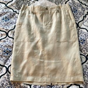 J. Crew linen skirt